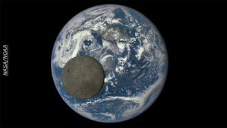 Earth & Moon: Seen a Million Miles Away