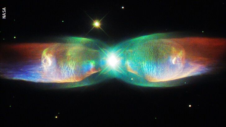 NASA Captures Breathtaking 'Cosmic Butterfly' Image