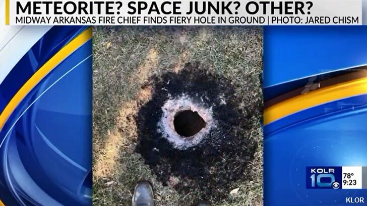 Video: Mysterious Burning Hole Found in Arkansas