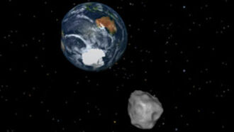 Asteroid Hurtles by Friday