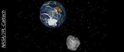 Asteroid Hurtles by Friday