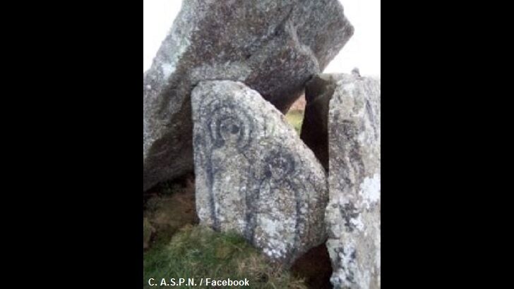 Vandals Paint Aliens on Ancient Stone Site in Cornwall