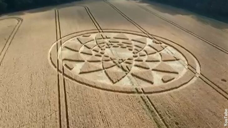 Giant Crop Circle Irks Farmer