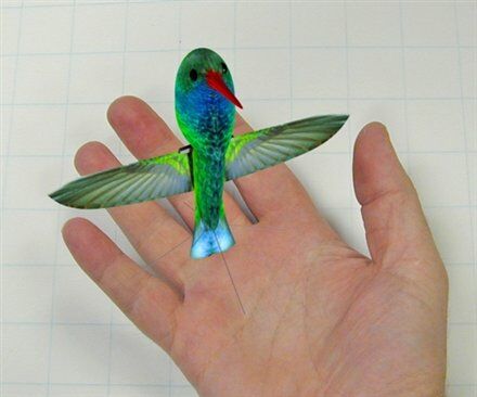 Robo-Hummingbird Takes Flight