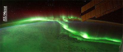 Southern Lights Seen From Space