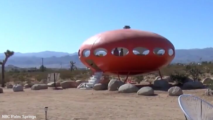 Video: 'UFO House' Turned into an Airbnb