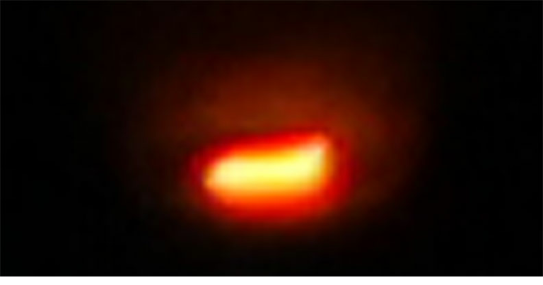 Orange-Red Light Over Green Bay