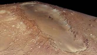 Mars' Footprint Crater