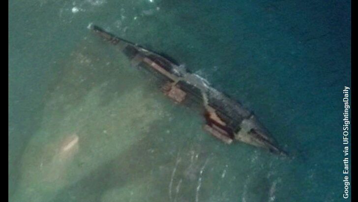 Shipwreck Found on Google Earth?