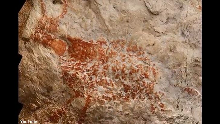 Ancient Cattle Painting is Oldest Figurative Drawing Ever Found