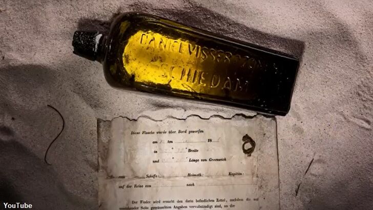 Video: World's Oldest Message in a Bottle Found in Australia