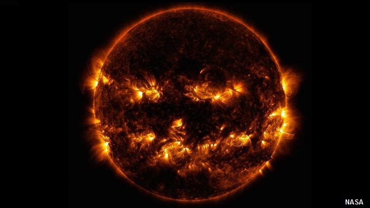 NASA Shares Spooky Sun Photo
