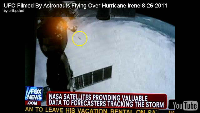 UFO Over Hurricane Irene