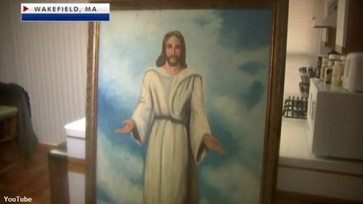 Video: Painting of Jesus Survives Massive Church Fire Unscathed