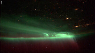 Northern Lights From ISS