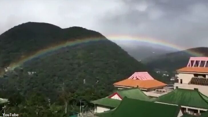 Record-Breaking Rainbow Appears Over Taipei