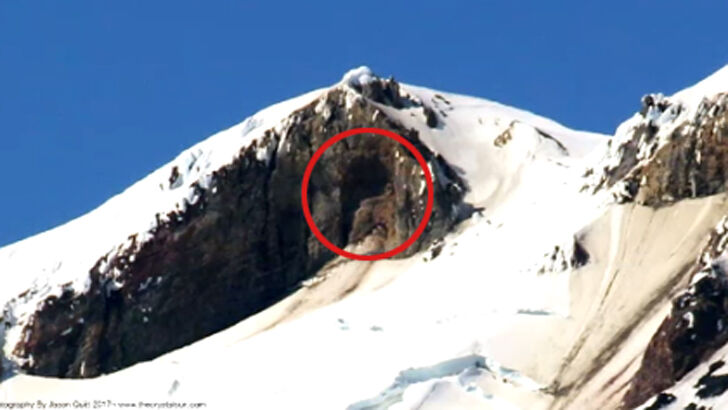 UFO Hangar Door Discovered on Top Of Mt. Adams at ECETI Ranch?