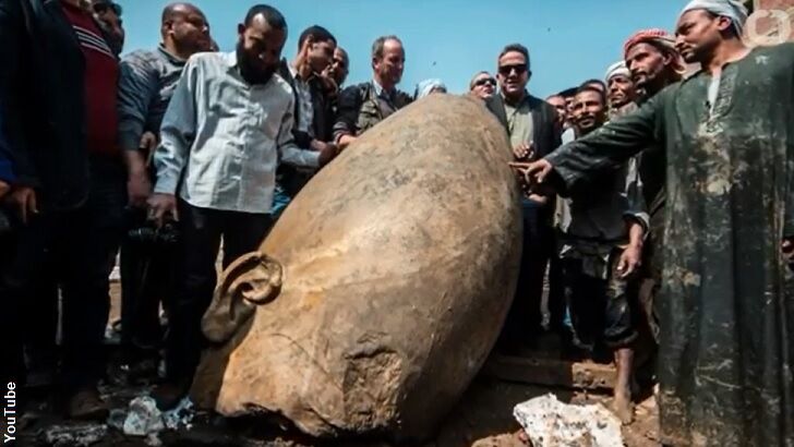 Giant Ancient Statue Found in Cairo
