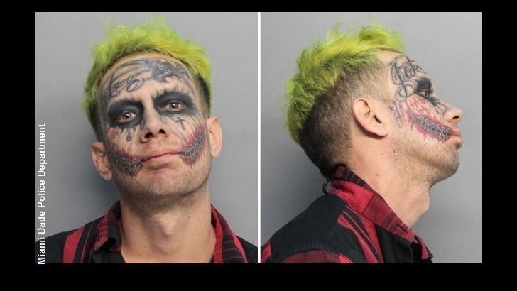 'Joker' Lookalike Busted in Miami