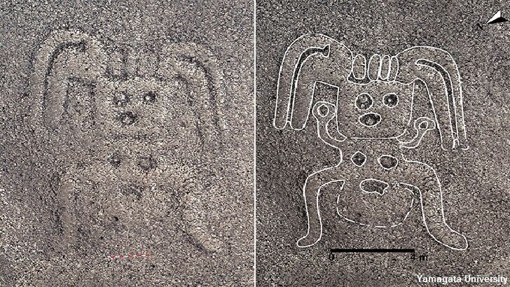 Video: Japanese Researchers Discover 143 New Nazca Line Drawings