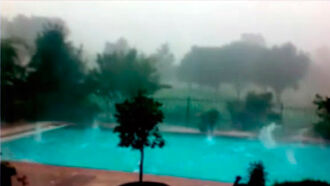 Hail Storm Hits Oklahoma