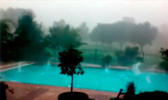 Hail Storm Hits Oklahoma