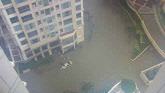Tropical Storm Hits Manila