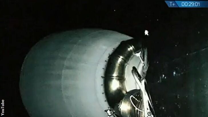 UFOs Spotted on SpaceX Feed?