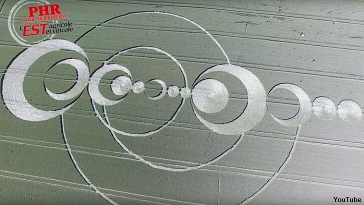 Crop Circle Draws Crowds in France