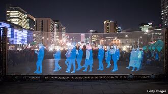 Activists Stage 'Ghost Protest' in South Korea