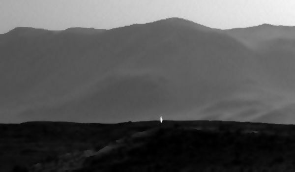 Mysterious Light On Mars