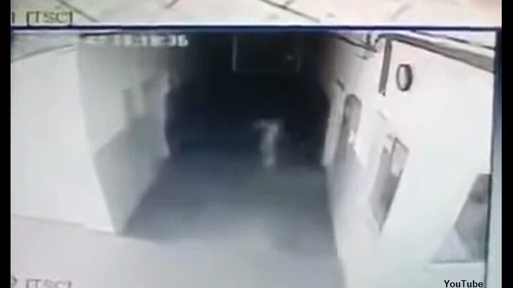 Police Station CCTV Films Ghost?