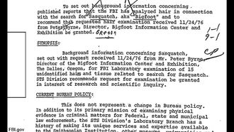 FBI Releases Bigfoot File