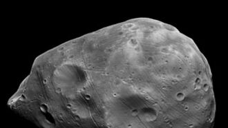 Phobos Formed in Blast