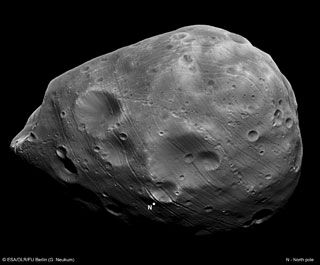 Phobos Formed in Blast