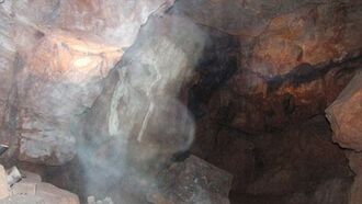 Eerie Caveman Ghost