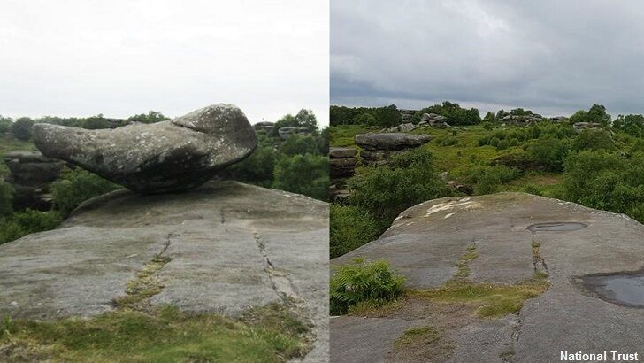 Vandals Destroy Ancient Rock Formation