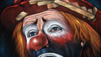 Haunted Clown Painting