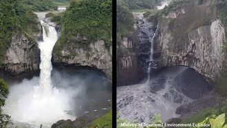 Ecuador's Tallest Waterfall Vanishes