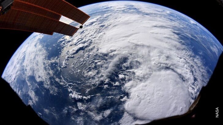 Astronaut Captures Image of Hurricane Barry