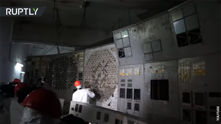 Watch: Inside Chernobyl Reactor No. 4 Control Room