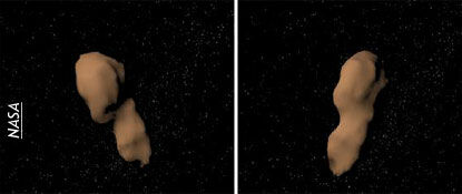 Asteroid Toutatis Flyby