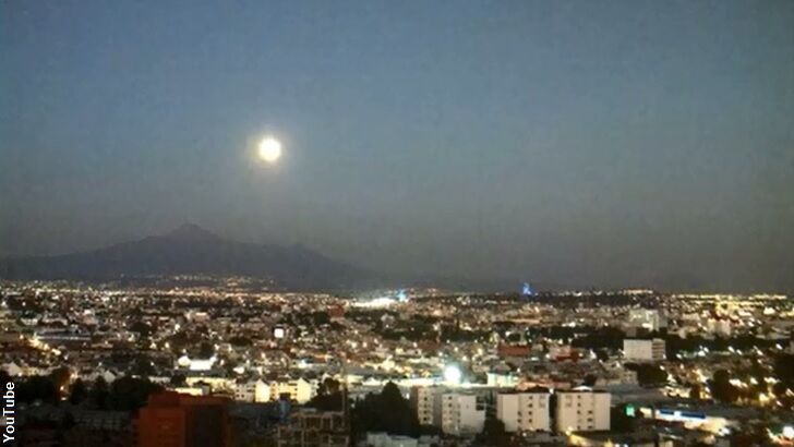 Odd UFO Emerges from Volcano in Mexico