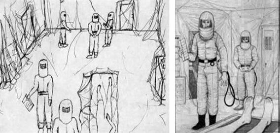 Drawings: Military Abduction