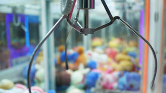 Kid Gets Stuck Inside Claw Machine