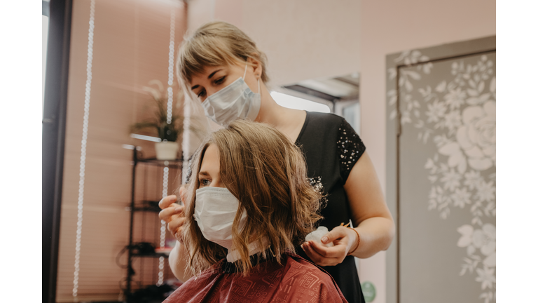 Hair cutting during pandemic