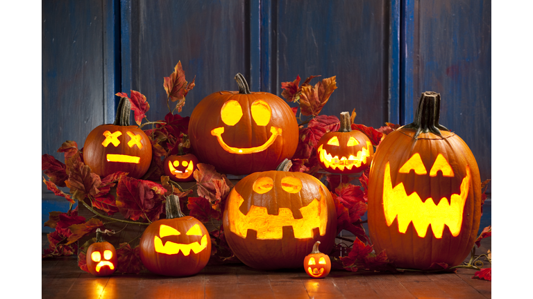 Halloween Jack-o-Lantern Pumpkins