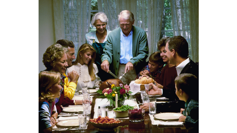 Family at Thanksgiving Dinner