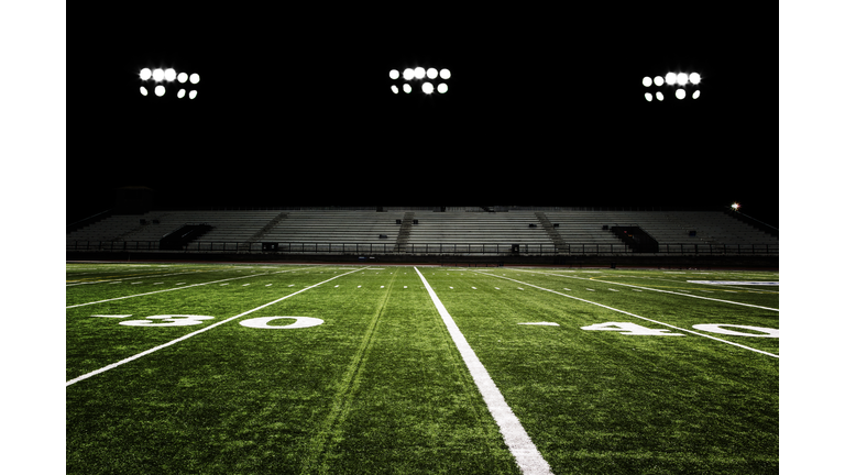 Football Field at Night