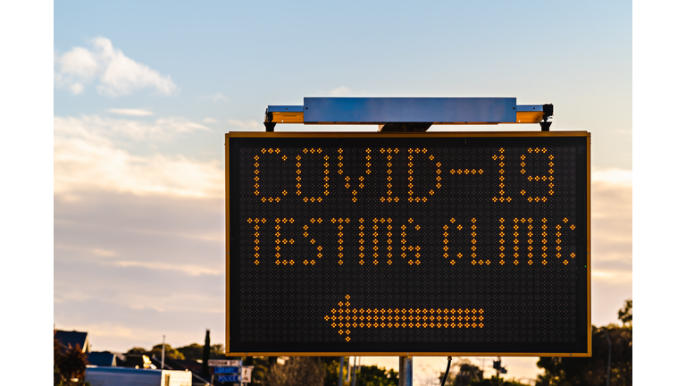 Covid-19 drive-through testing clinic